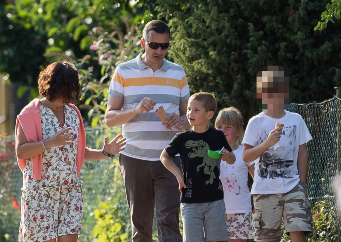 Premier Morawiecki na wakacjach w Krokowej