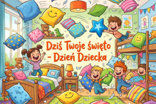 Śmieszna kartka na Dzień Dziecka