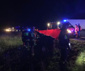 Koszmarny wypadek na DK 5 we Włókach! Kierowca osobówki zginął na miejscu! [ZDJĘCIA]