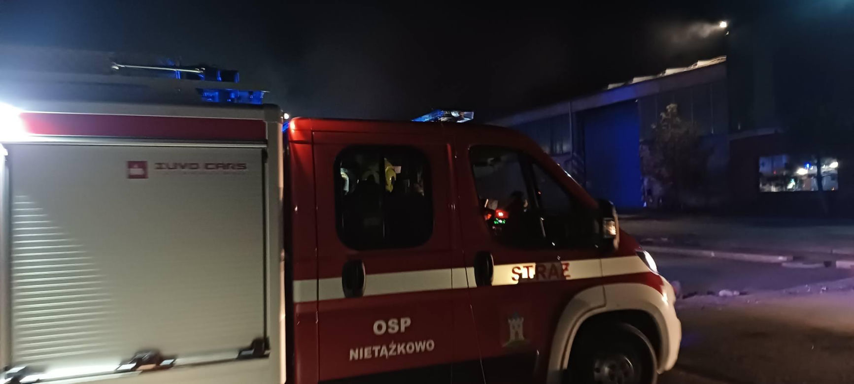 Kolejny pożar na terenie zakładu recyklingu w Przysiece Polskiej niedaleko Kościana