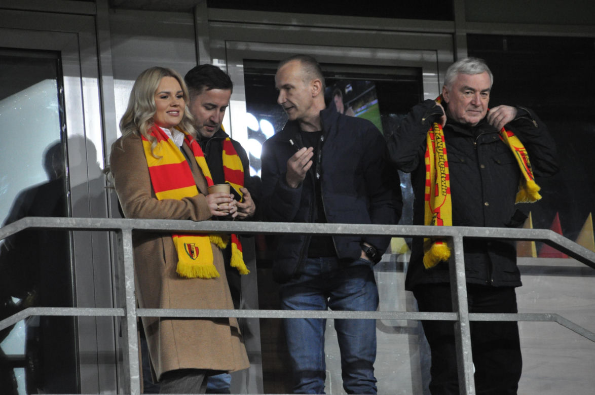 Korona Kielce - ŁKS Łódź. Zdjęcia kibiców na Suzuki Arenie