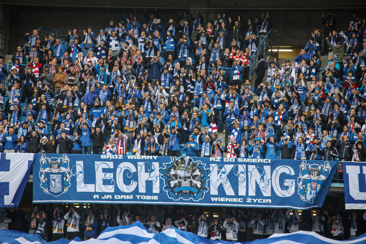 Lech Poznań - Cracovia. Tak bawili się kibice przy Bułgarskiej