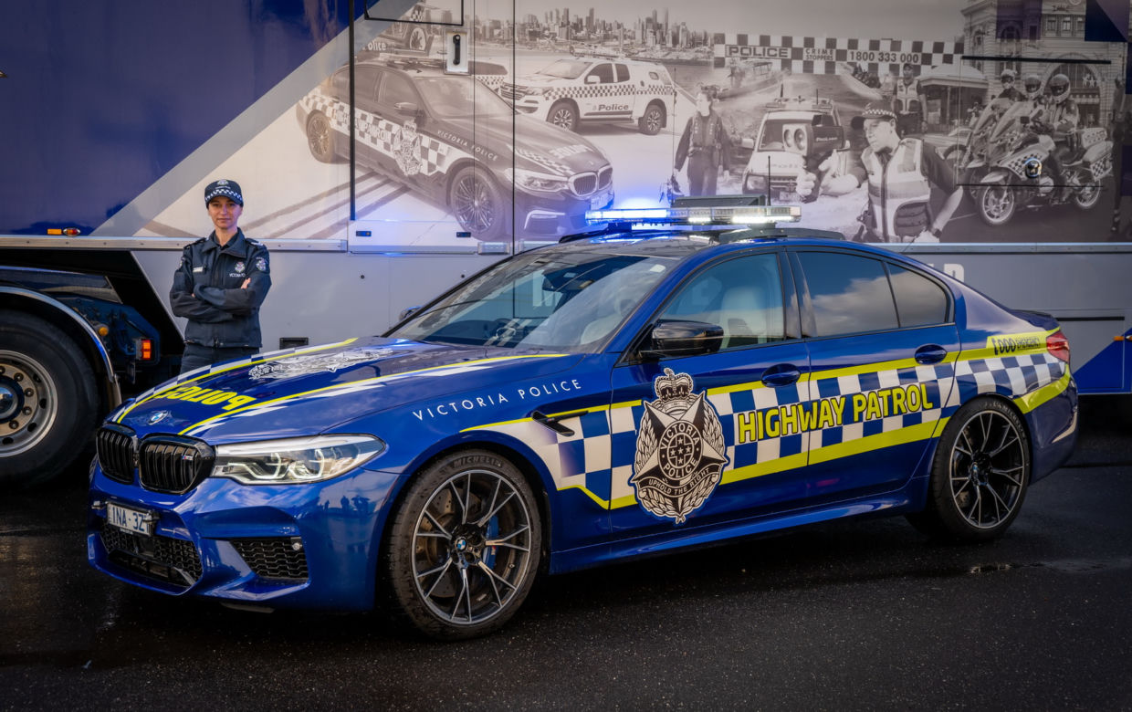 BMW M5 Competition australijskiej policji