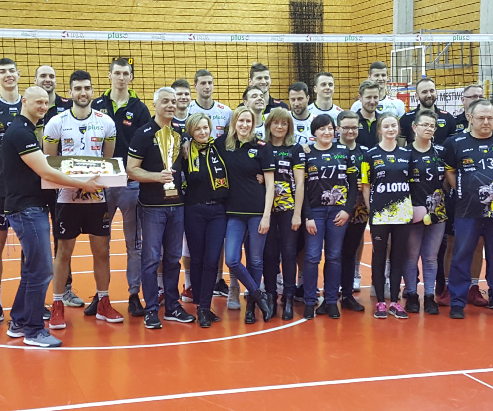 Mecz Trefla Gdańsk z kibicami