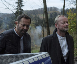 Znaki odc. 1. Michał Trela (Andrzej Konopka),  Jonasz, wł. Marek Zieleniewicz (Andrzej Mastalerz)