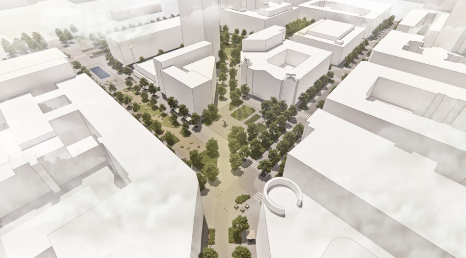 Władze Warszawy rozstrzygnęły konkurs na zagospodarowanie rejonu ulic Złotej i Zgoda w samym centrum miasta