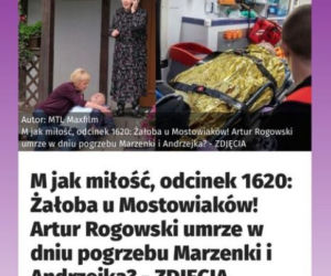 M jak miłość. Robert Moskwa (Artur) komentuje tekst superseriali