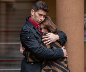 Na Wspólnej, odc. 2928. Mikołaj (Krzysztof Wieszczek), Roma (Julia Kamińska)