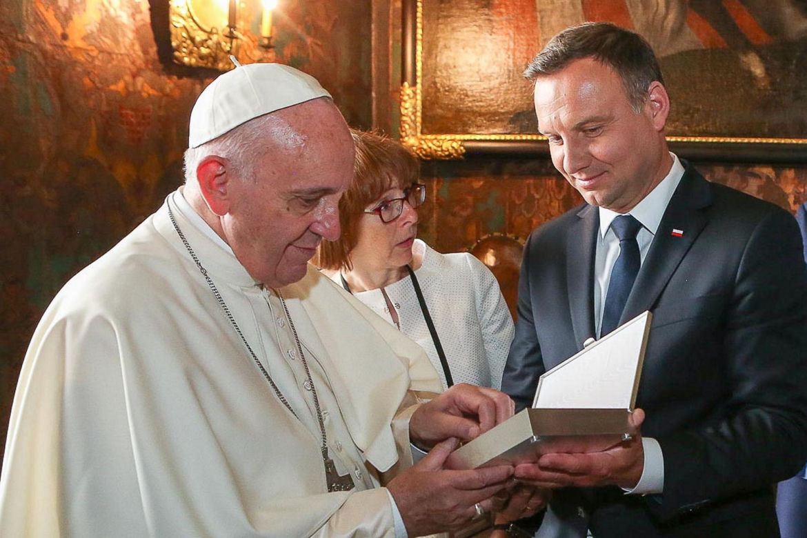 Znani polscy politycy z papieżem Franciszkiem