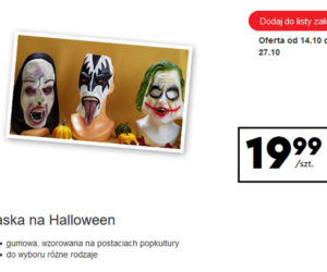 Halloween w Biedronce