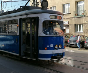 Zderzenie tramwaju z BMW w Krakowie