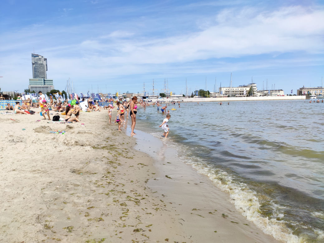 Gdynia, plaża Śródmieście 