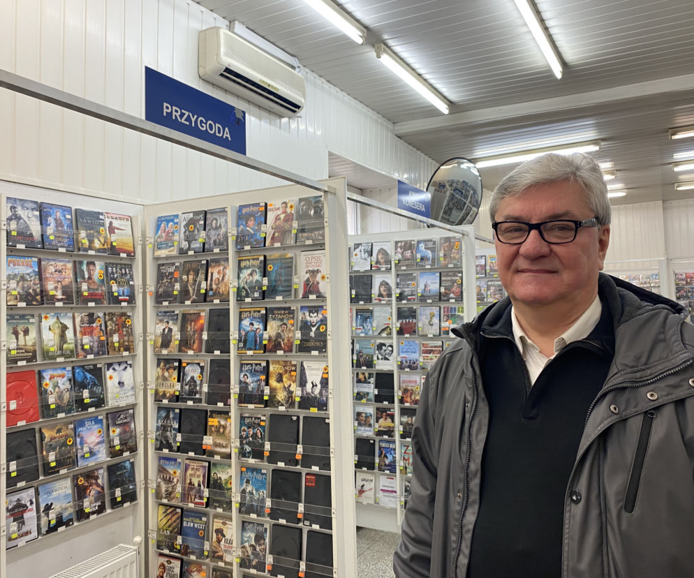 Jan Jeż - właściciel wypożyczalni przy ulicy Kalwaryjskiej 20 w Krakowie