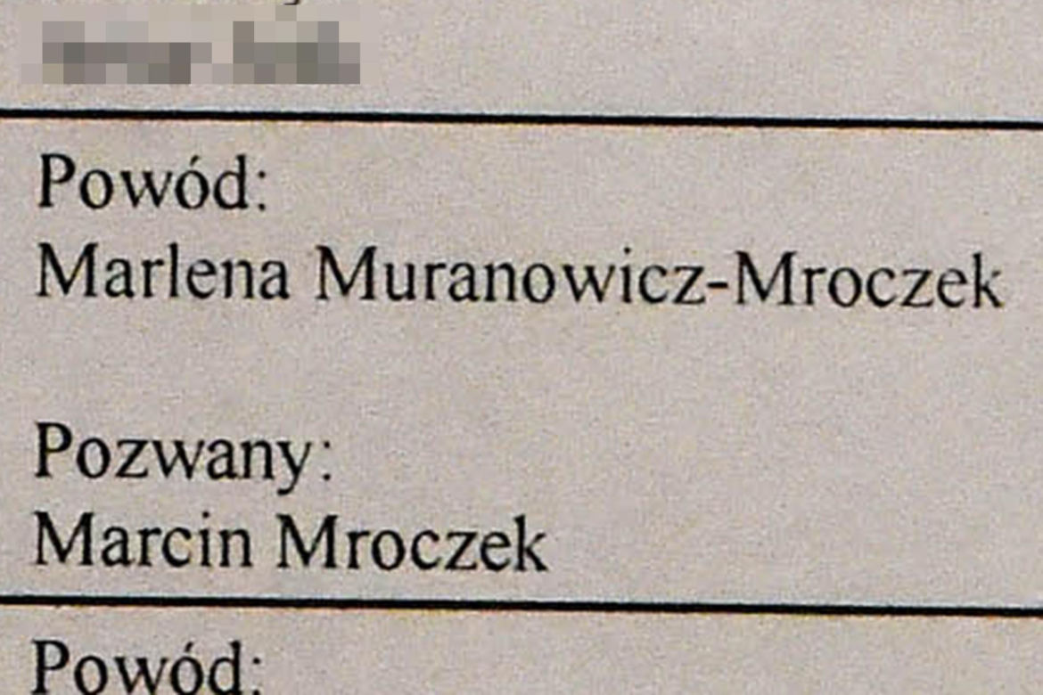 Marcin Mroczek rozwód