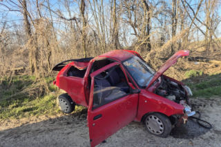 Dachowanie fiata w Słupowie