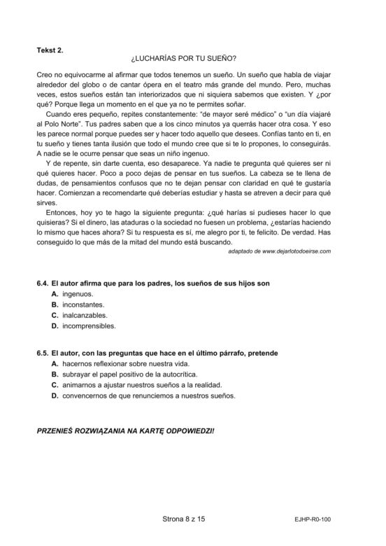 Matura 2021: Hiszpański rozszerzony. Arkusze CKE z hiszpańskiego znajdziesz tutaj [Matura 18.05.2021]