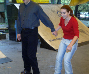 Ludwik Dorn z żoną