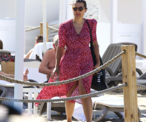 Katarzyna Herman na plaży