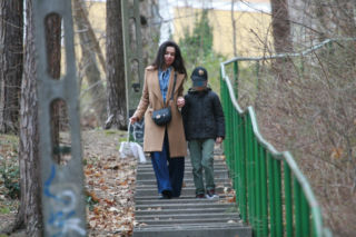 Marta Kaczyńska ze święconką