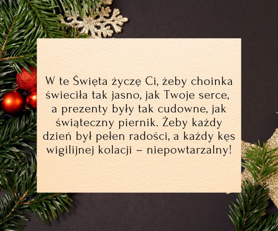 Krótkie życzenia bożonarodzeniowe 2025 - zabawne śmieszne i z dystansem