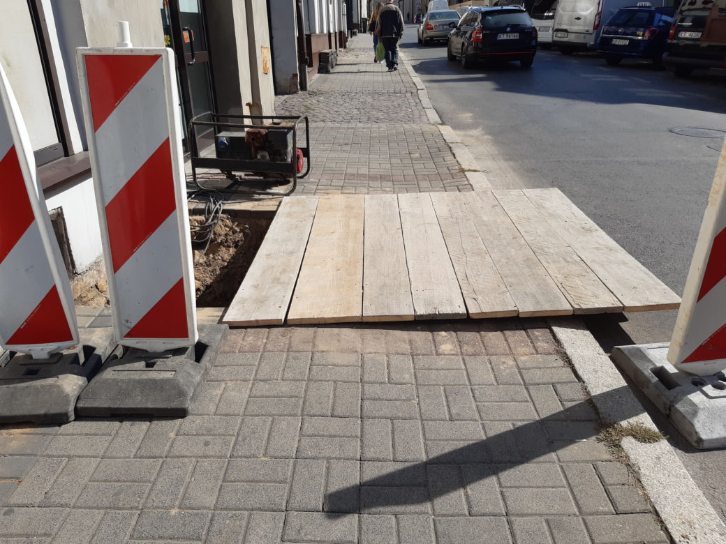 Remont na ulicy Bernardyńskiej