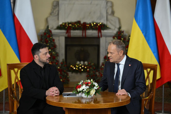 Wołodymyr Zełenski, Donald Tusk