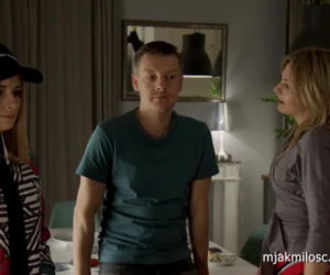 M jak miłość po wakacjach 2018. Paweł (Rafał Mroczek), Julka (Joanna Kuberska), Katia (Joanna Jarmołowicz)