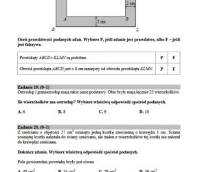 Egzamin gimnazjalny 2019 z matematyki