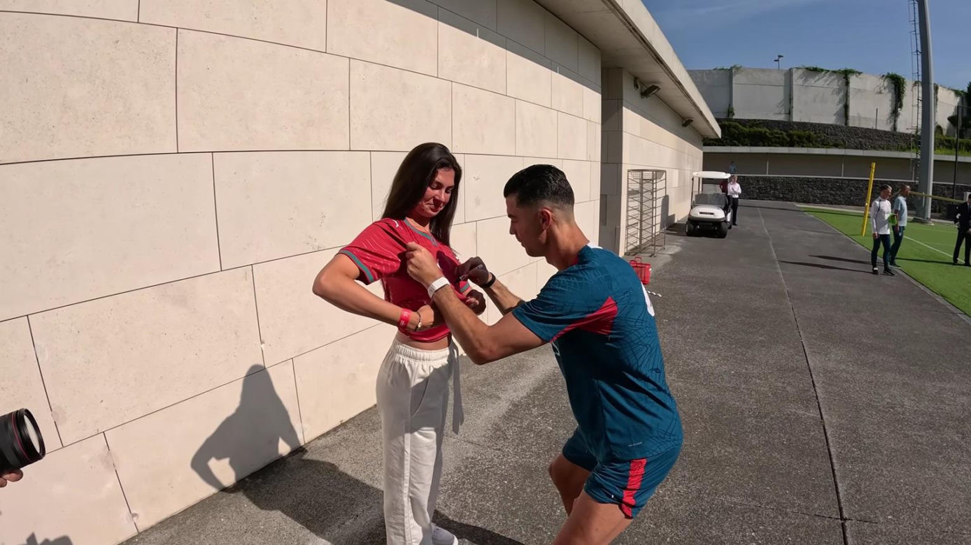 Cristiano Ronaldo i Celine Dept