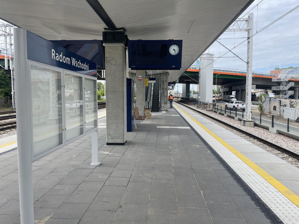 Nowy dworzec kolejowy Radom Wschodni - pierwsze pociągi od 30 czerwca!