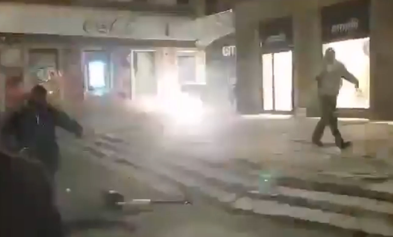 Kibole na Strajku kobiet w Warszawie