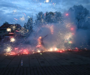 Warmiński Festiwal Ognia i Światła w Biskupcu. Zobaczcie, jak było! [ZDJĘCIA]