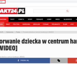 Porwanie dziecka w Galerii Krakowskiej to FAKE NEWS!