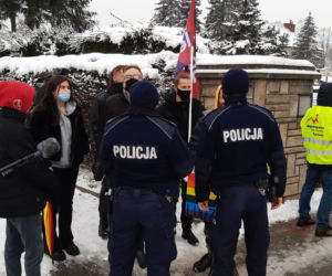 „LGBT to ludzie - uliczny protest w Tarnowie
