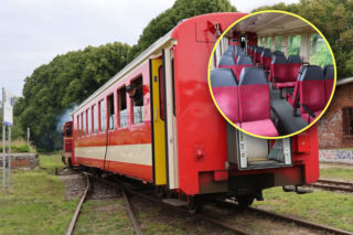 Szwajcarskie wagony będą wozić turystów w Koszalinie. Transport był droższy niż cena zakupu