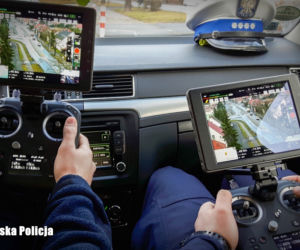 Nowosolscy policjanci polowali z dronem na kierowców