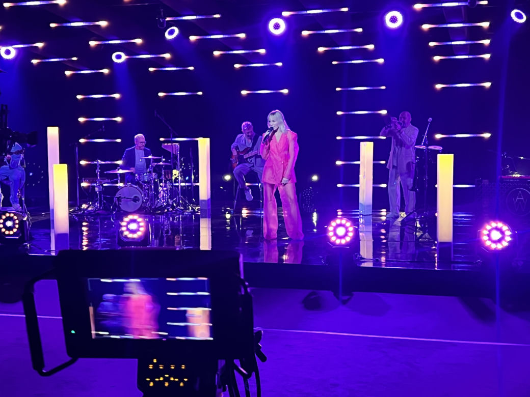 Anna Wyszkoni na backstage SuperNova LIVE