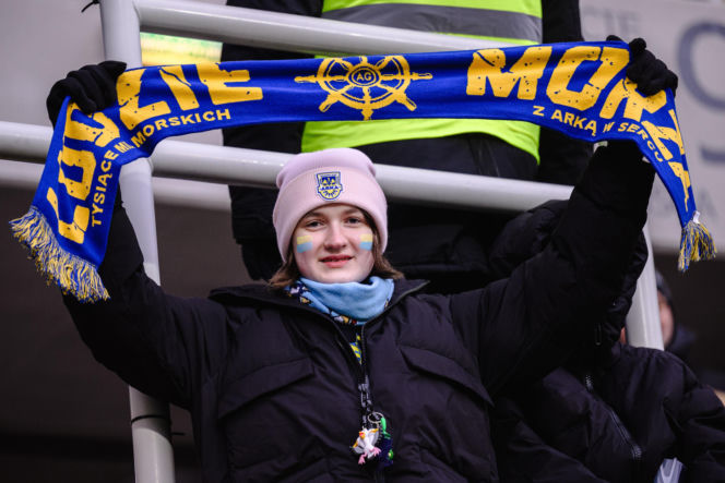 Arka Gdynia - Legia Warszawa: Zdjęcia kibiców z meczu 20. kolejki PKO BP Ekstraklasy