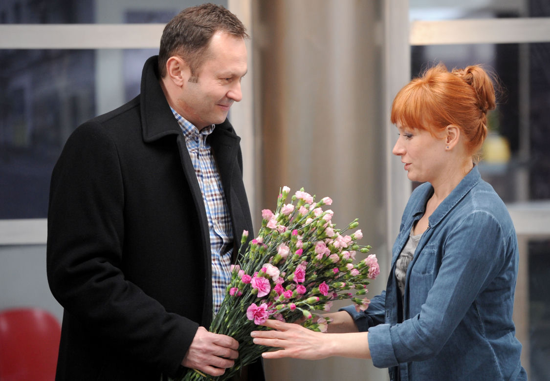 Komisarz Alex 5 sezon. Lucyna Szmidt (Magdalena Walach), Wilczyk (Andrzej Konopka)