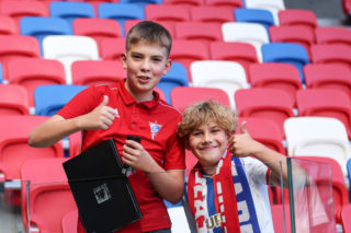 Górnik Zabrze - GKS Katowice: Zdjęcia kibiców i zawodników z meczu 6. kolejki PKO BP Ekstraklasy