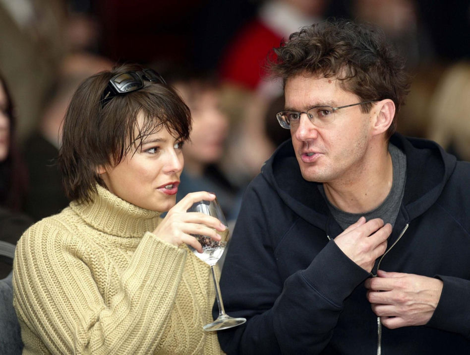 Anna Mucha ze swoimi partnerami - Jakubem Wonsem, Kubą Wojewódzkim i Marcelem Sorą