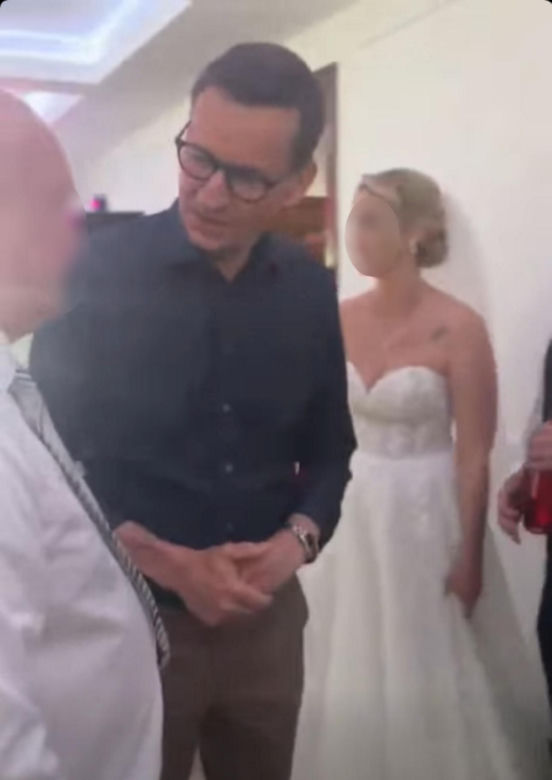 Morawiecki gościem na weselu