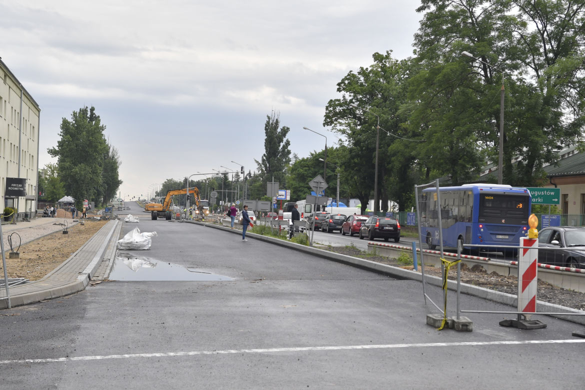 Przebudowa drogi krajowej 61 w Legionowie