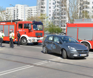Samochód zderzył się z tramwajem na Puławskiej
