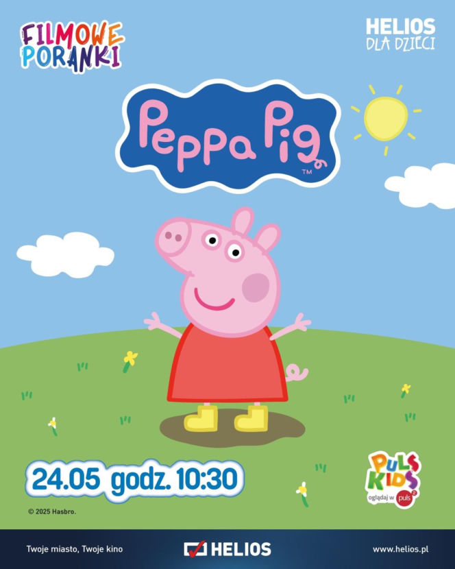 Helios zaprasza na Filmowe Poranki: „Świnka Peppa, cz. 2”