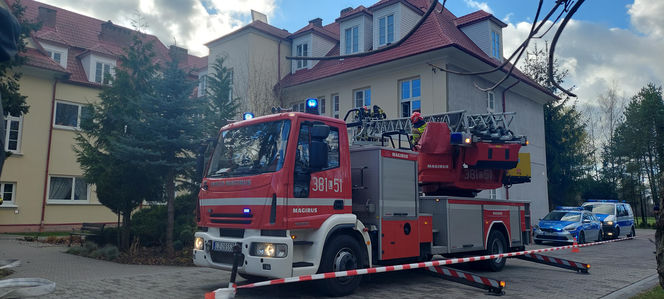 Próbna ewakuacja w zamojskim "rolniczaku"