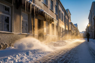Lublin zamarza, ale słońce świeci. Czy to zapowiedź lepszych czasów?