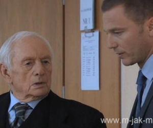 M jak MIŁOŚĆ odc. 992. Lucjan Mostowiak (Witold Pyrkosz), Andrzej Budzyński (Krystian Wieczorek)