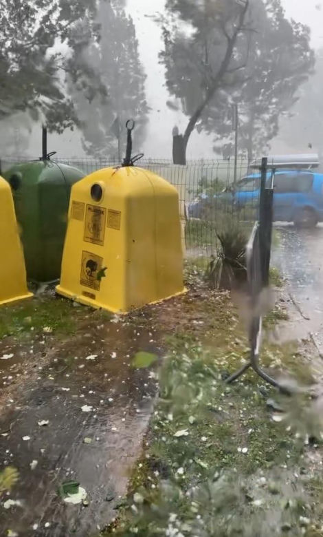 Groźne burze nad Polską. Wichura i potężne gradobicie w Raciborzu 