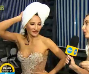 Justyna Steczkowska na dnie
